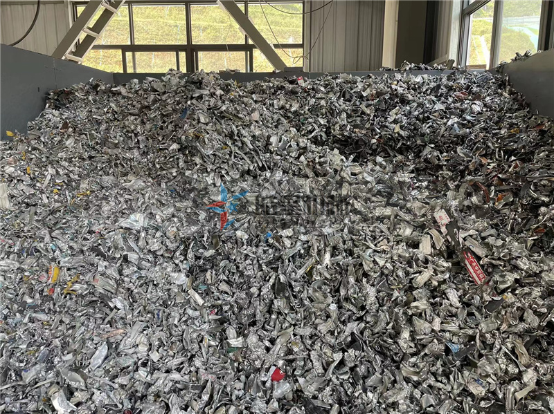 機(jī)鋁破碎料破碎效果